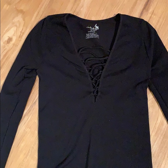 Free people lace up long sleeve - Picture 2 of 4
